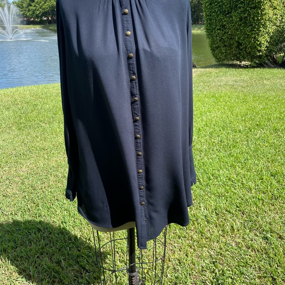 Lightweight beautiful black shirt dress